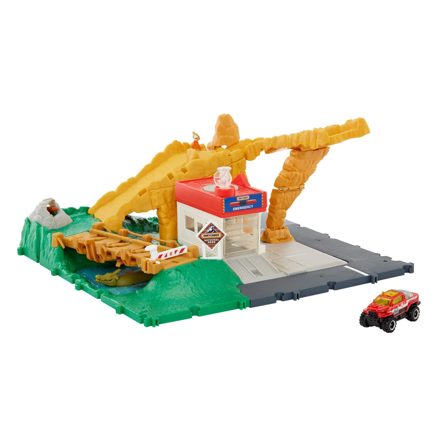 Set de joacă Matchbox - Action Drivers, Canionul, cu sunete și lumini