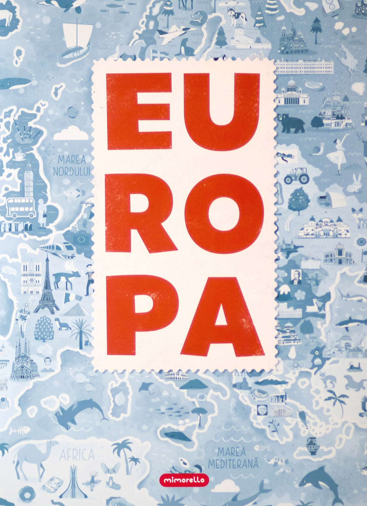 Puzzle rotund Mimorello - Harta Europei, 160 piese