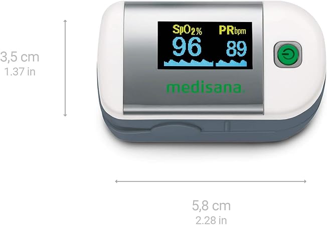 Puls Oximetru MEDISANA PM 100, Alb/Gri