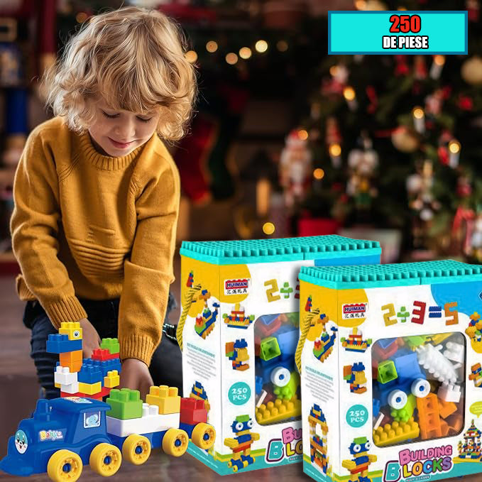 Children's building blocks - Play and Learn - 250 pieces +3 years