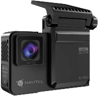 Cameră auto DVR NAVITEL RS2 Duo ( filmare infrared, cameră wide de interior, rezoluție FULL HD, dual mode display, parking mode, suport magnetic, înregistrare in buclă pe microSD )