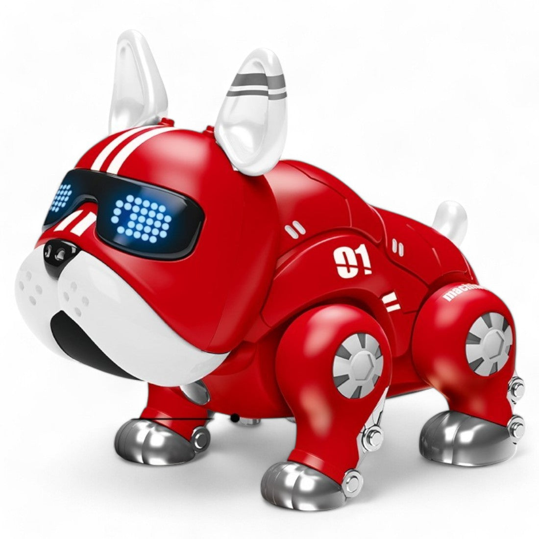 Câine robot inteligent pentru copii - Cap rotativ, ochii se iluminează, membrele se miscă +3 ani