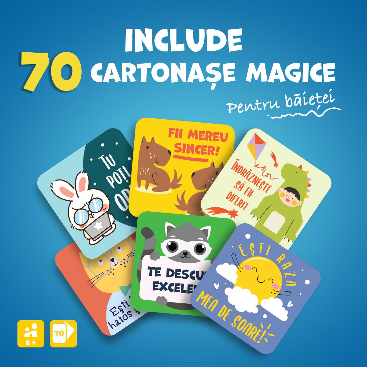 Cartonașe de joc Buboo, pentru băieți, Roovi, +6ani