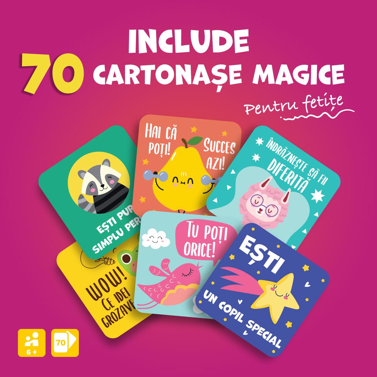Cartonașe de joc Buboo, pentru fetițe, Roovi, +6ani
