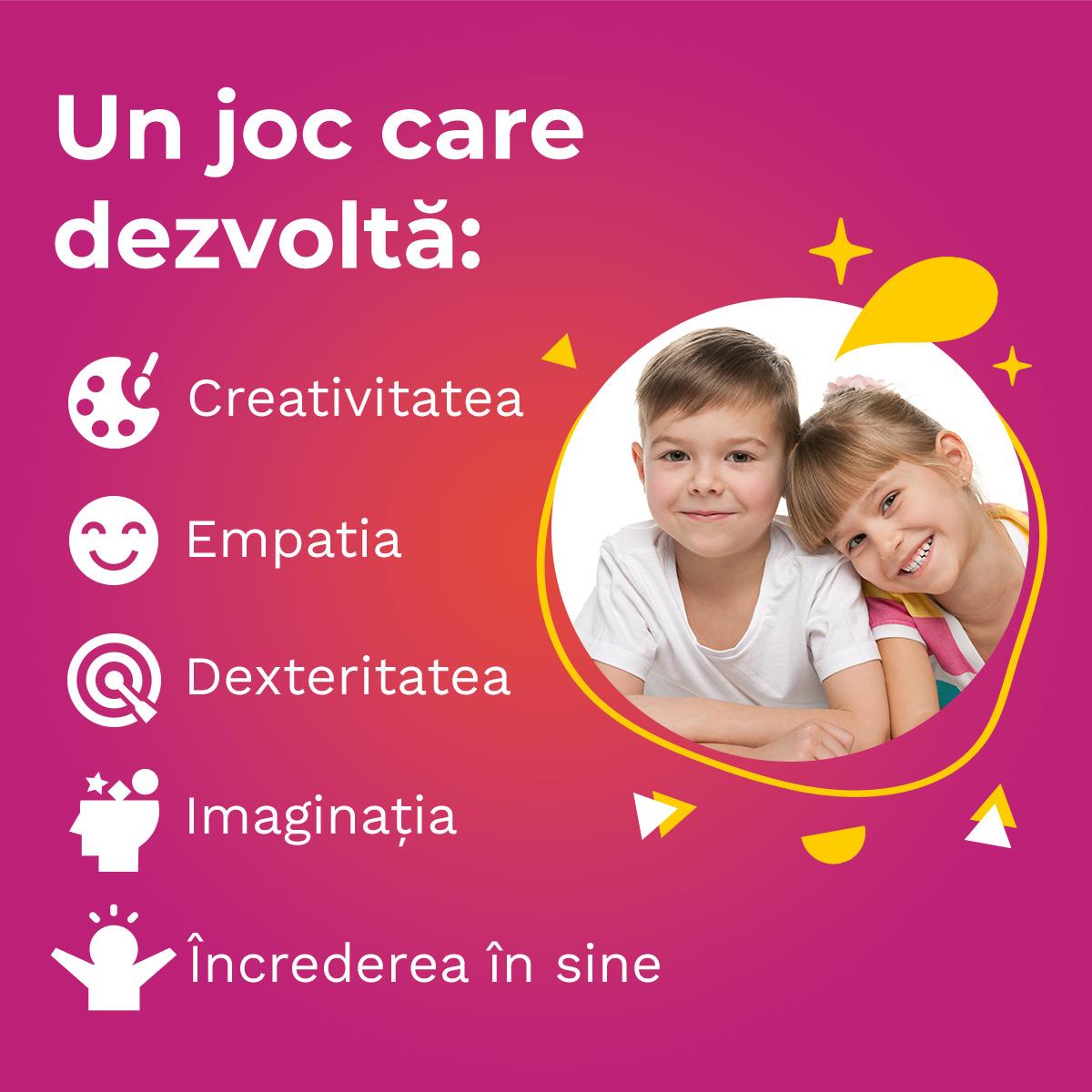 Cartonașe de joc Buboo, pentru fetițe, Roovi, +6ani