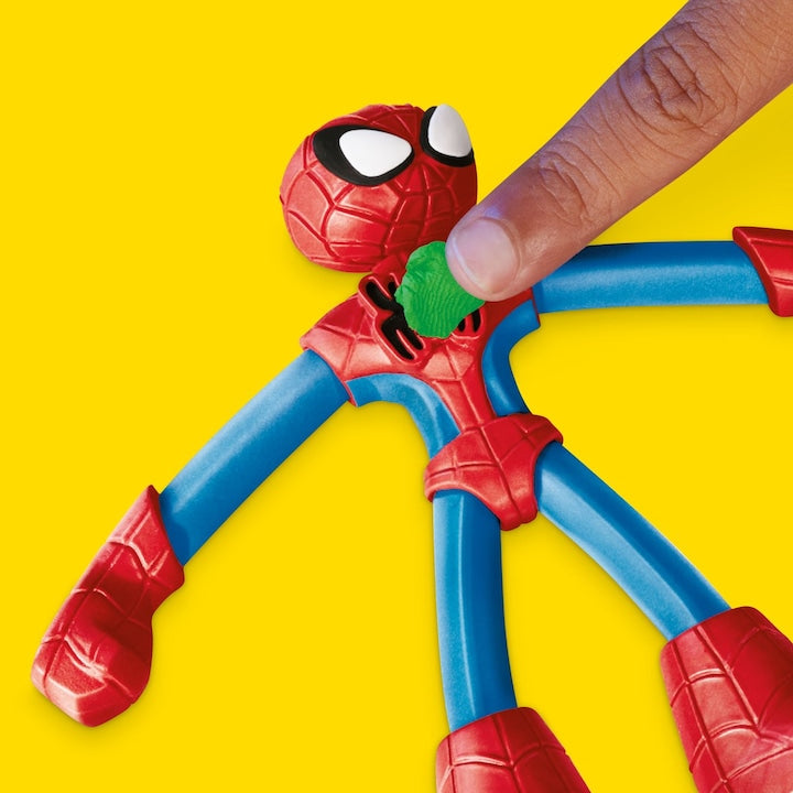 Play-Doh Marvel - Pókember készlet, 2 figura kilövővel és lándzsával