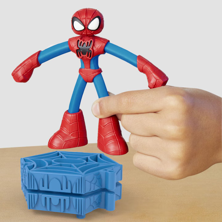 Play-Doh Marvel - Pókember készlet, 2 figura kilövővel és lándzsával