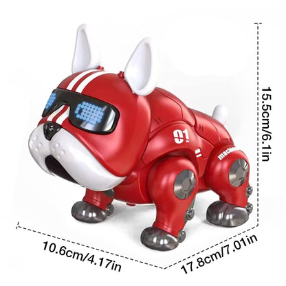 Câine robot inteligent pentru copii - Cap rotativ, ochii se iluminează, membrele se miscă +3 ani