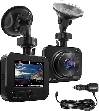 NAVITEL R2 Full HD, unghi larg de vizualizare 140°, vedere pe timp de noapte, mod de parcare, ecran 2 inch, G sensor, micro SD