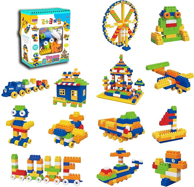 Children's building blocks - Play and Learn - 250 pieces +3 years
