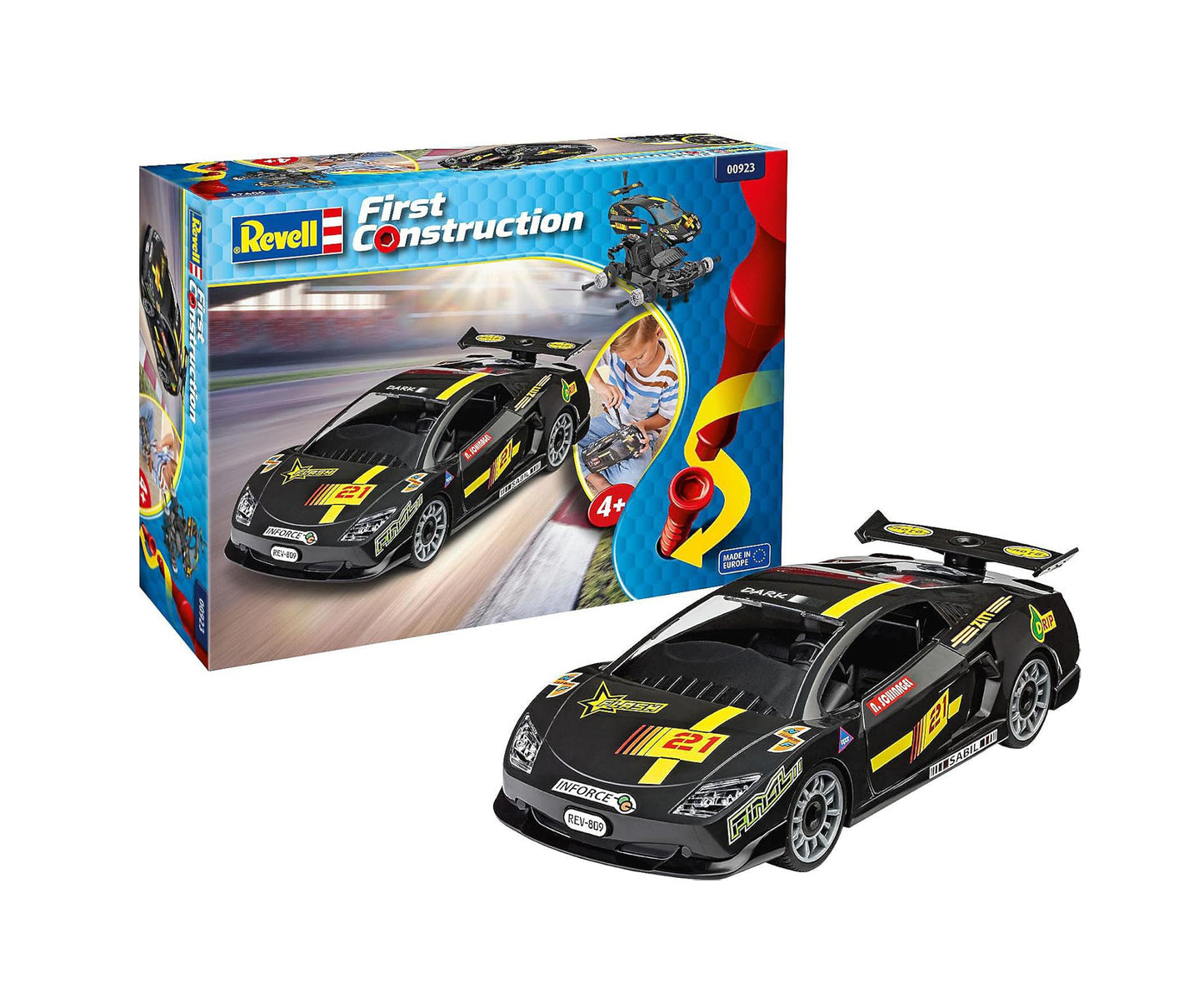 Construcție mașină DIY Revell® - 22 de piese - 4+ ani