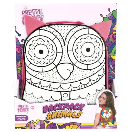 Color your own bag, Pretty Pinky, Owl