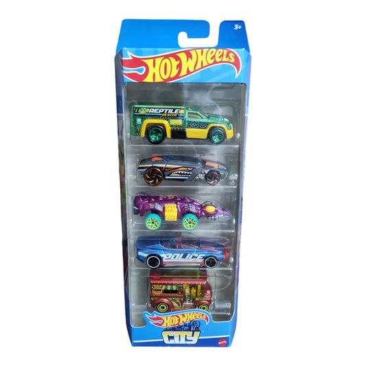 Set 5 mașine Hot Wheels - City