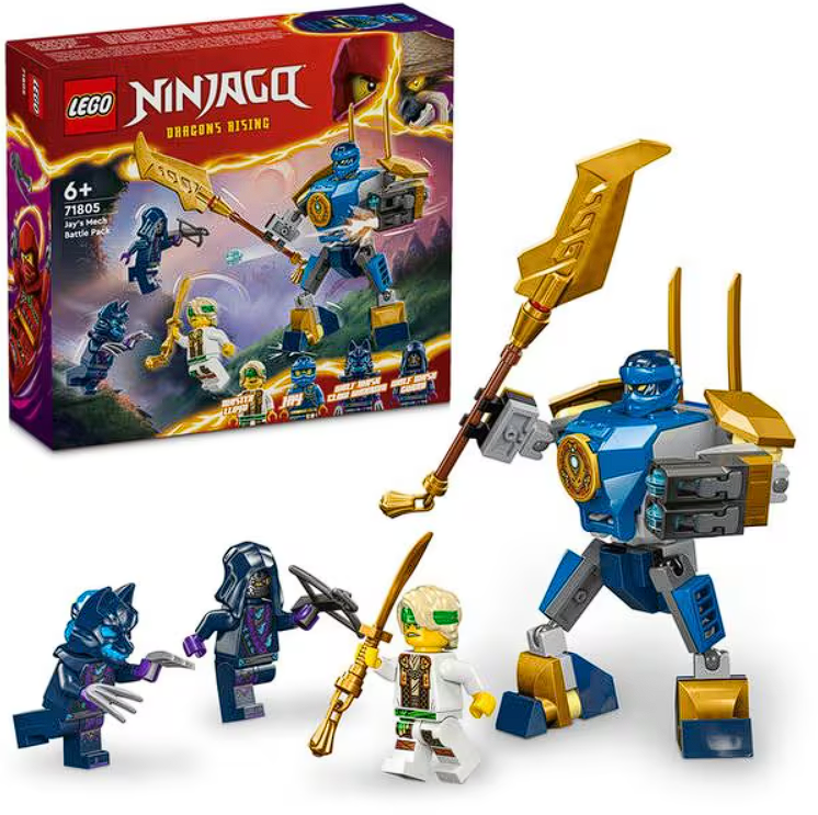 LEGO® Ninjago Dragons Rising, Jay Mech Battle Pack 71805 