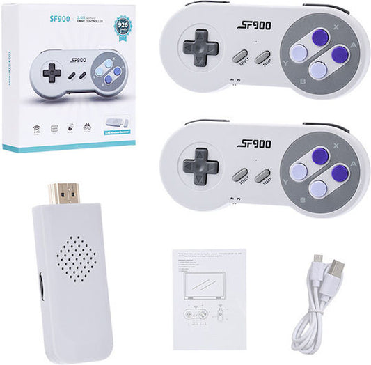 Game console with 5000 games, 2 wireless controllers
